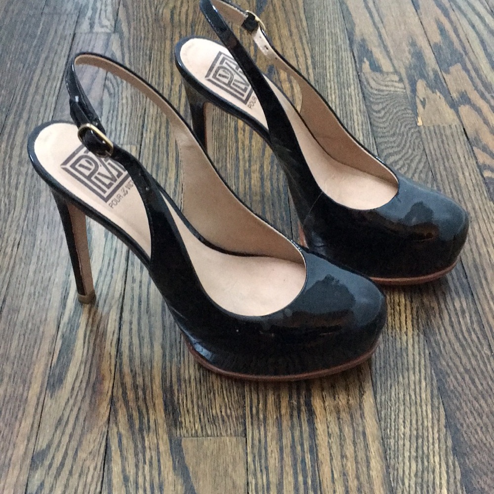 Pour La Victorie Slingbacks Platform Size 6.5